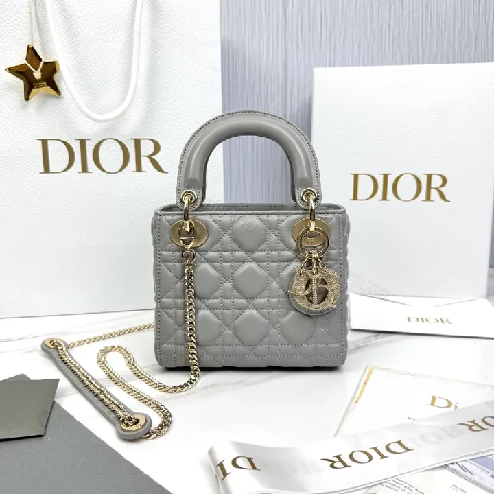 View 1 of Quilted Satchel Minimalist Gold Chain Crossbody Style Deluxe Compact