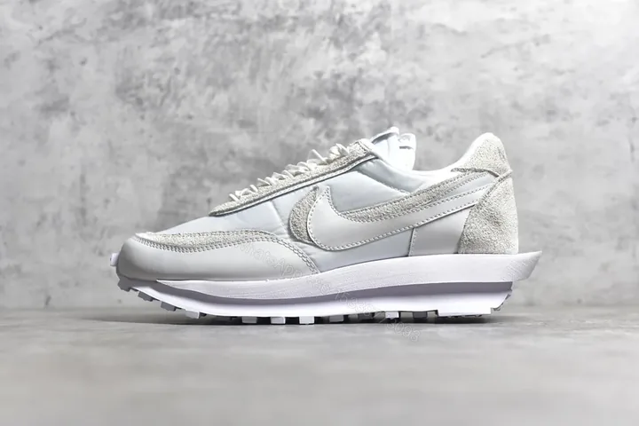 View 1 of Sacai × Nike LDV Waffle White Reps