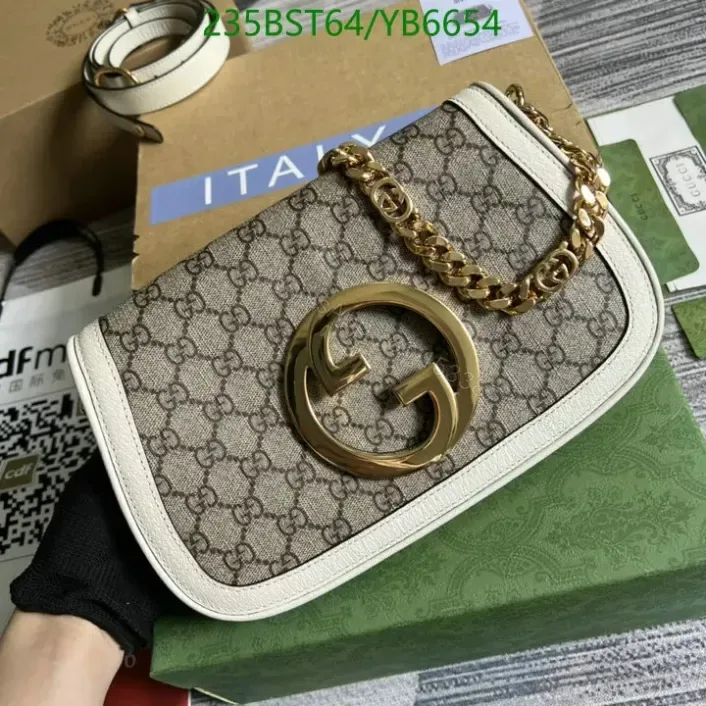 View 1 of Gucci Blondie GG Supreme Replica Crossbody Bag YB66542- Quality 1:1