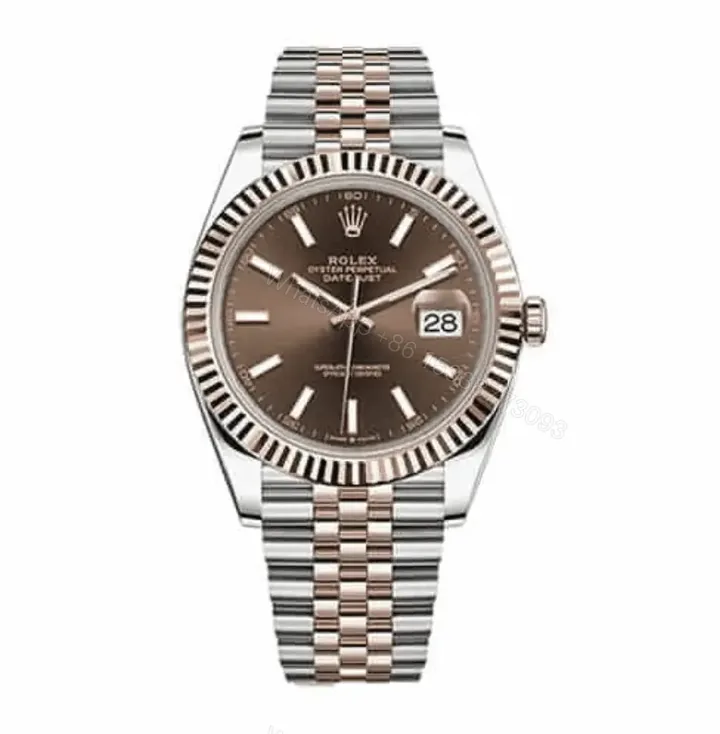 View 1 of Rolex Replica 1:1 Watch Date Just Chocolate Dial 41mm