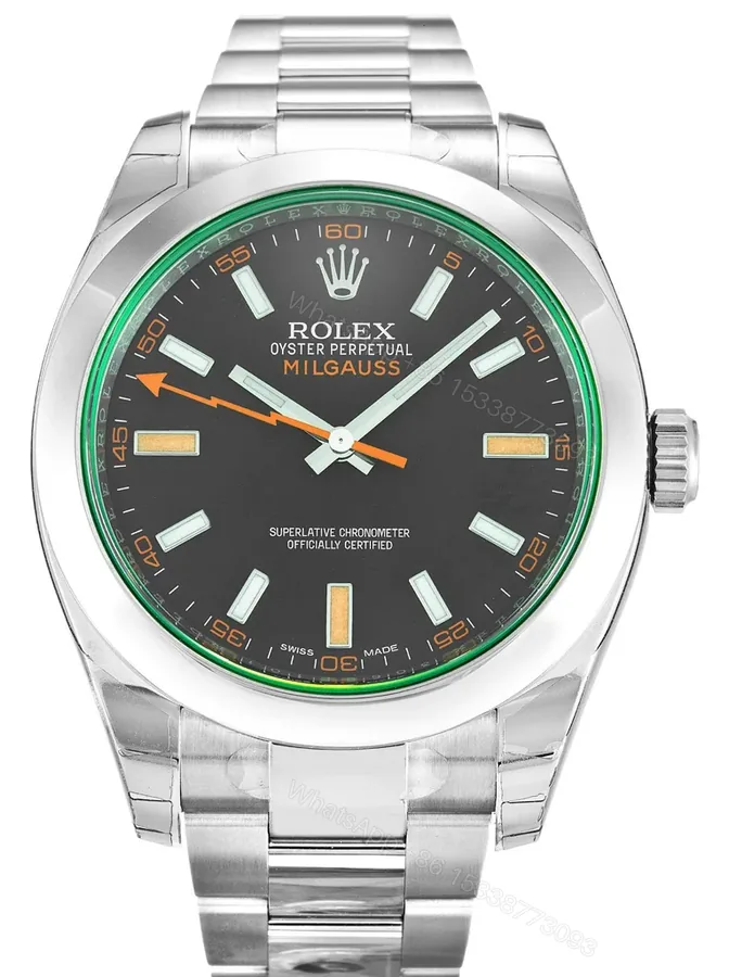 View 1 of Replica Rolex Milgauss Black Dial 116400GV
