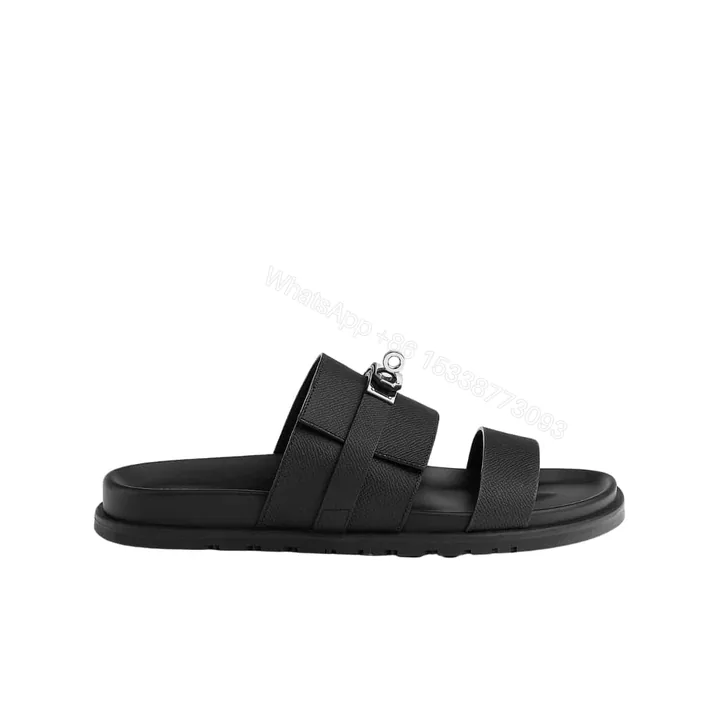 View 1 of HERMES JACKSON SANDAL NOIR H242949ZH03420