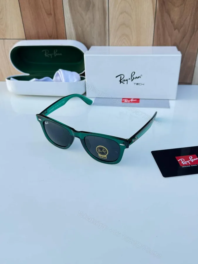 View 1 of First Copy RayBan 2140 Green Black Sunglasses