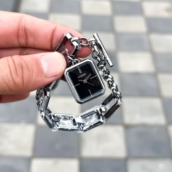 View 1 of Chanel Paris 7A Silver Black Quartz Round 7mm