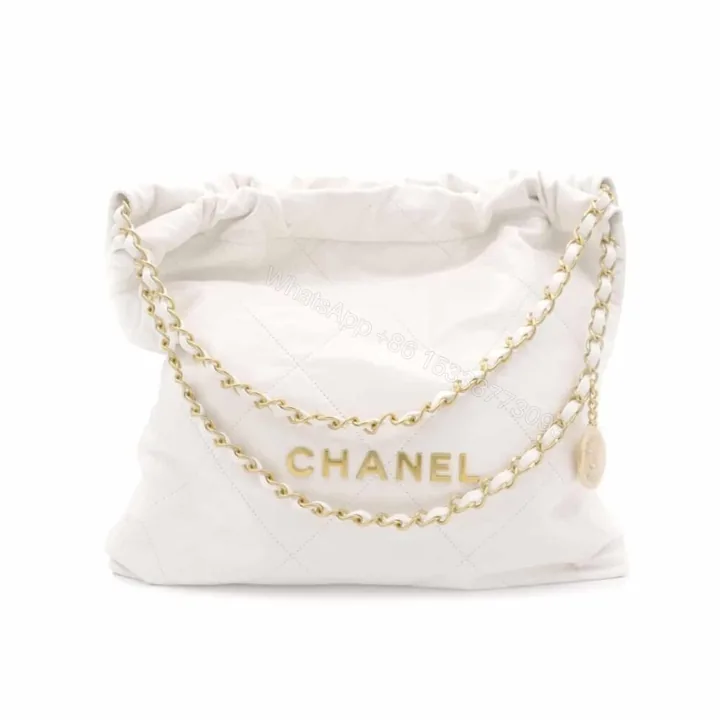 View 1 of Chanel 22 Handbag White 42Cm AS3261