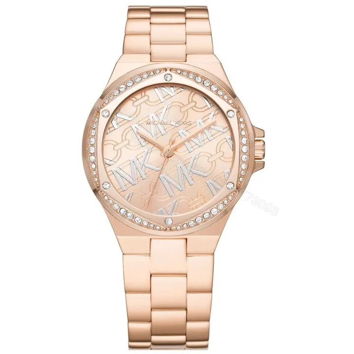 View 1 of Michael Kors Lennox Rose Gold Watch MK7405