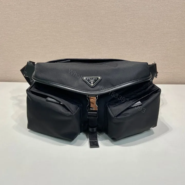 View 1 of BELT BAG 27 IN BLACK RE-NYLON