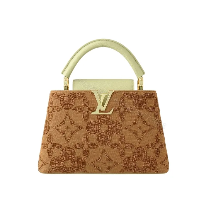 View 1 of Louis Vuitton Capucines BB Green Brown 27cm