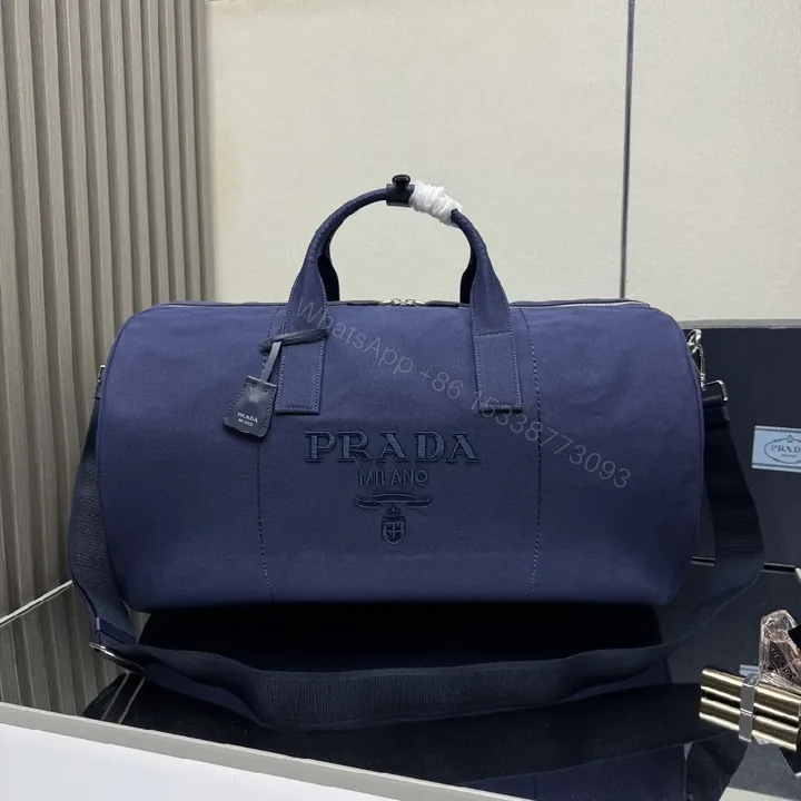 View 1 of Structured Navy Duffle: Modern, Durable, Subtle Luxury