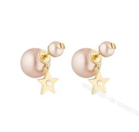 View 1 of Dior Metal Earrings Women’s Pink