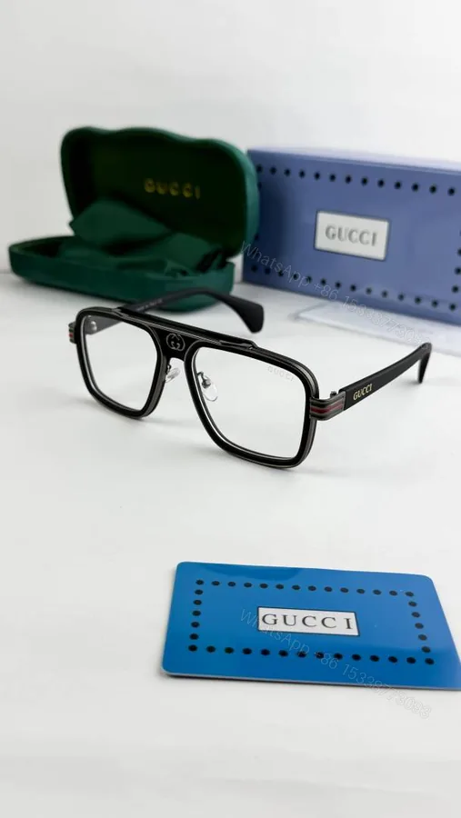 View 1 of First Copy Gucci Black Plano 1295 Sunglasses