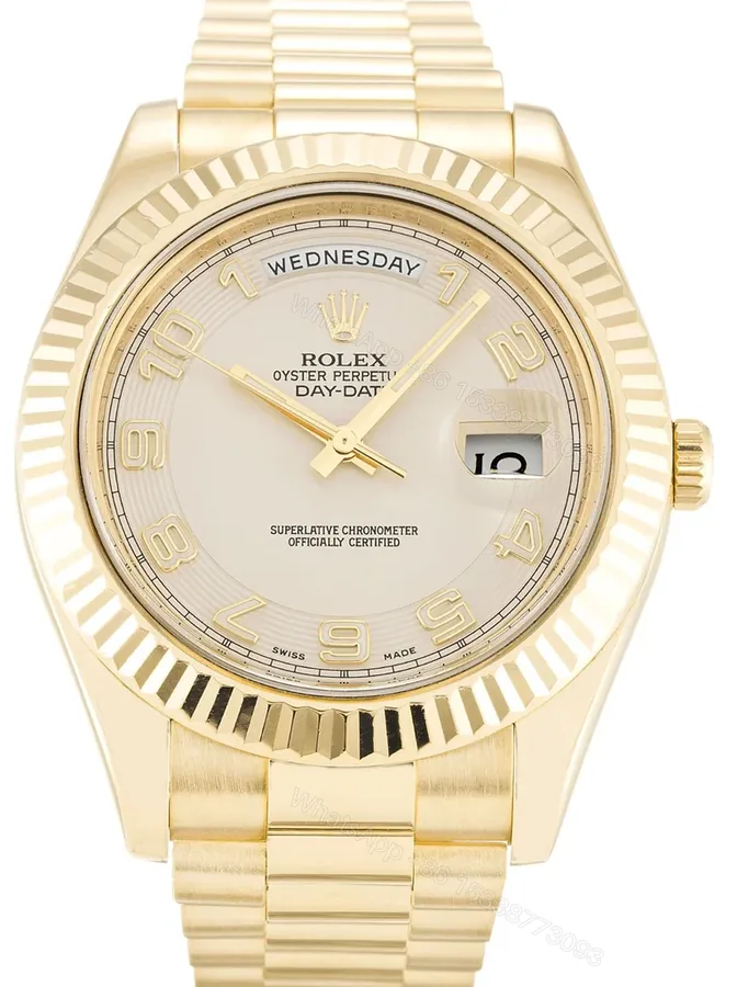 View 1 of Replica Rolex Day-Date II Ivory Dial 218238 40 mm