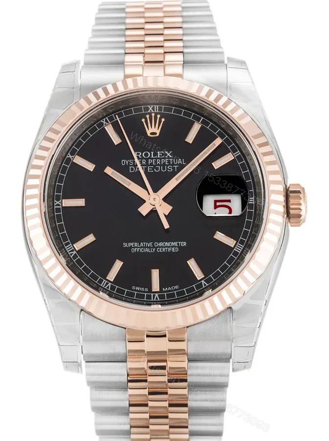 View 1 of Replica Rolex Lady-Datejust Black Dial 179171 36 mm