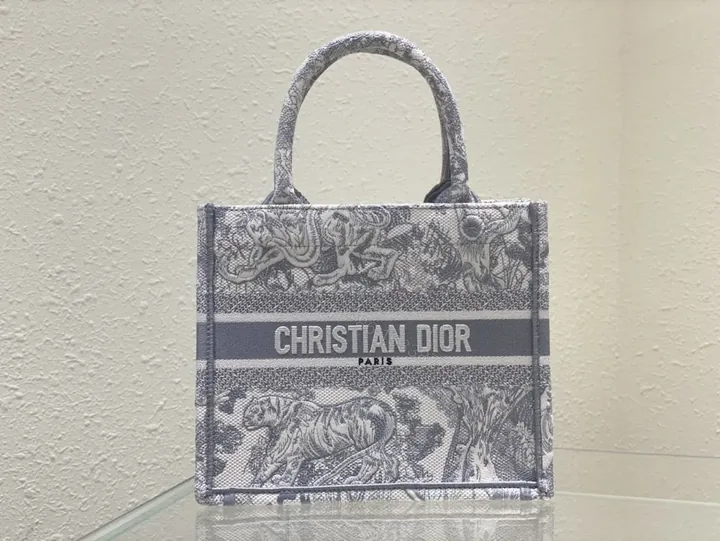 View 1 of Charcoal Jacquard Tote - Luxe Everyday Carry Bag