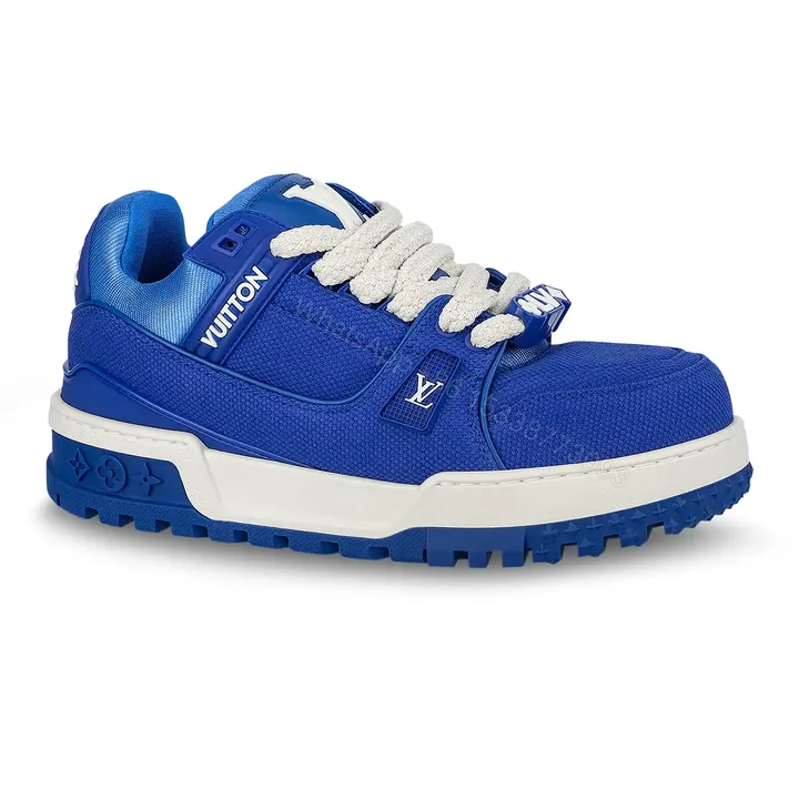 View 1 of LOUIS VUITTON LV TRAINER MAXI SNEAKERS IN BLUE – LSVT331