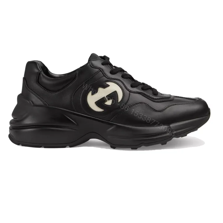 View 1 of GUCCI RHYTON SNEAKERS IN BLACK – GC168