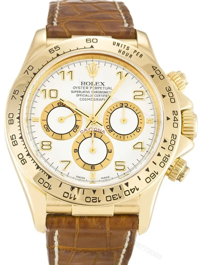 View 1 of Replica Rolex Daytona White Dial 16518-2