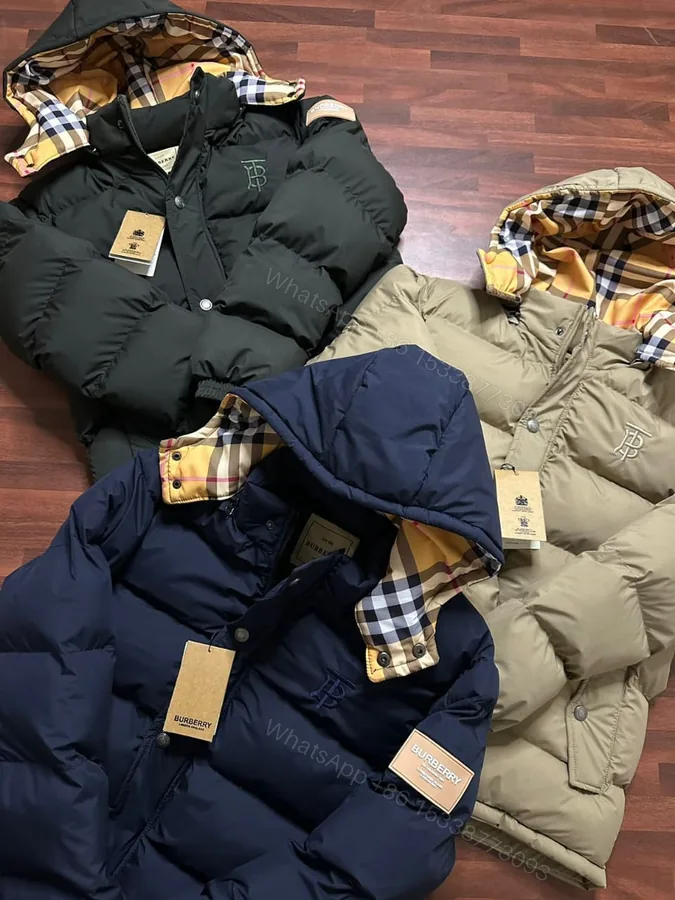 View 1 of FIRST COPY BURBERRY IMPORTED PUFFERS JACKETS