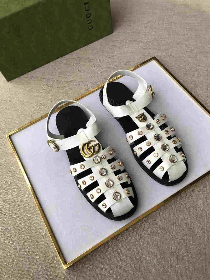 View 1 of GUCCI SANDAL WITH DOUBLE G – SDG001