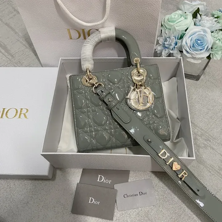 View 1 of Chic Structured Mini Bag in Calfskin with Dior Charm