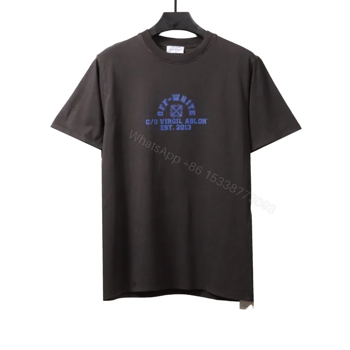 View 1 of Off-White C/O Virgil Abloh Crackled Print T-Shirt