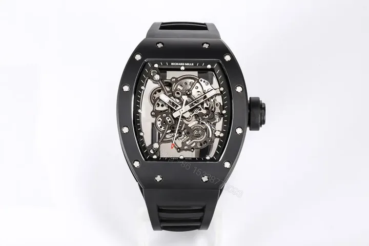 View 1 of EUR Factory BBR Richard Mille RM055 Black Skeleton Watch
