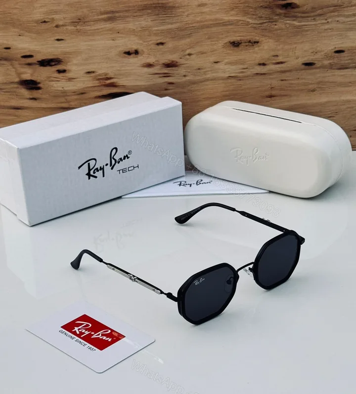 View 1 of Ray-Ban Octagon Tech Series Black-Gold