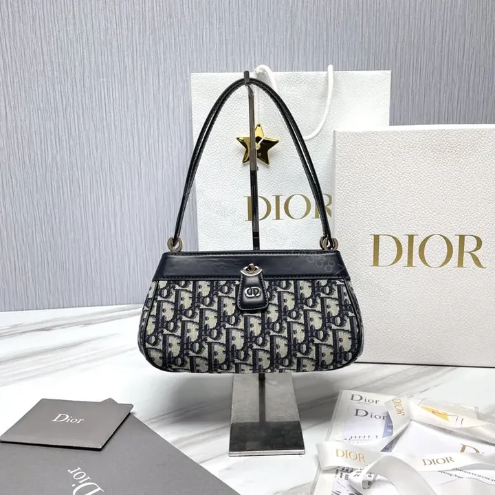 View 1 of Chic Monogram Shoulder Bagâ€”Structured Elegant Versatility