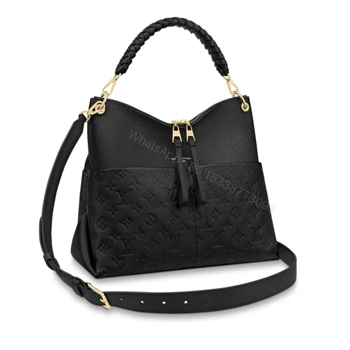 View 1 of Louis Vuitton Maida Hobo Bag Black 32Cm M45522