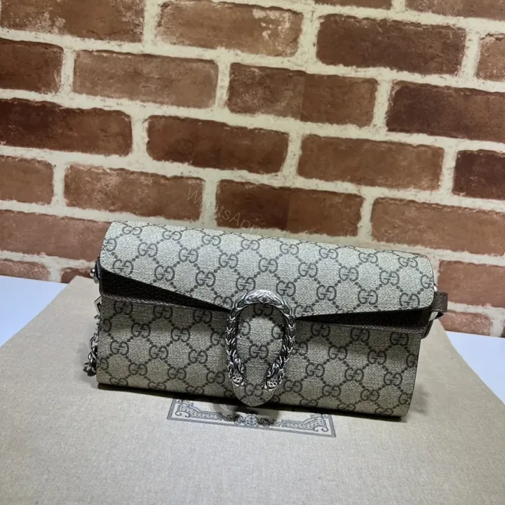 View 1 of Purple/Black GG Leather Belt Bag â€” Luxe Monogram, Crossbody Style
