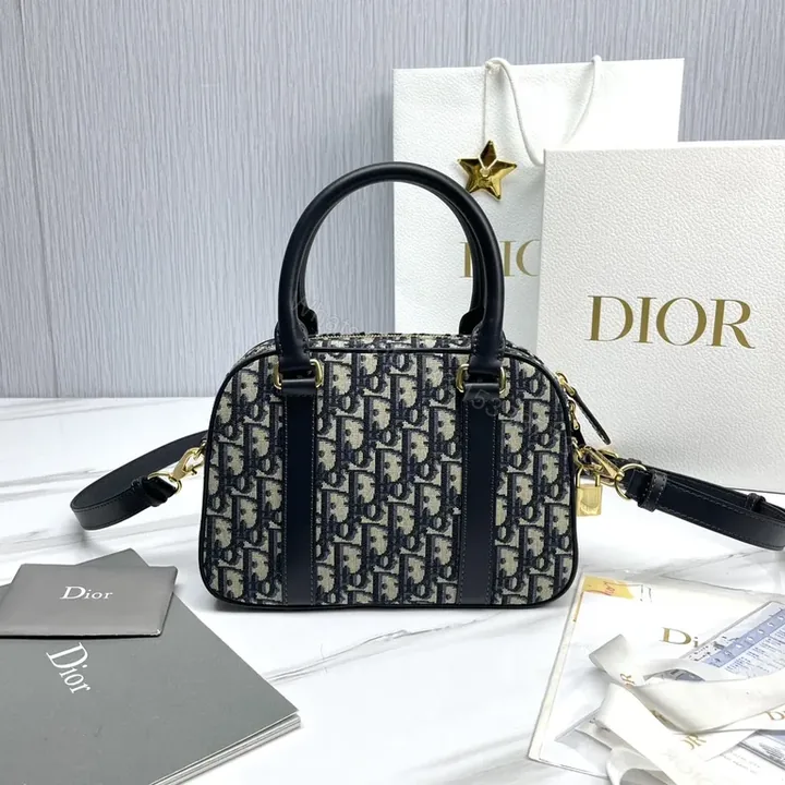 View 1 of Dior Jacquard Mini Bag: Monogram, Structured Style, Crossbody