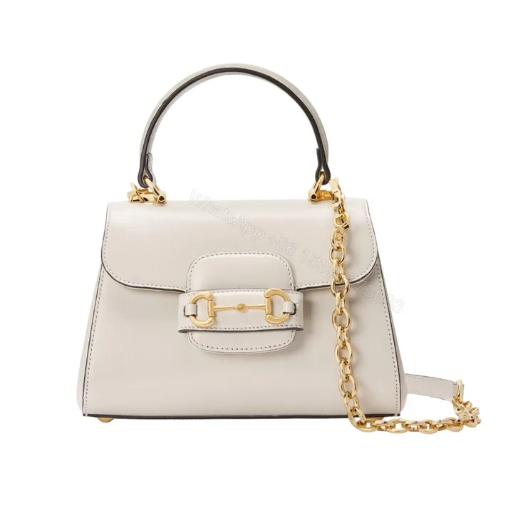 View 1 of Gucci Horsebit 1955 Mini Top Handle Bag White 29Cm