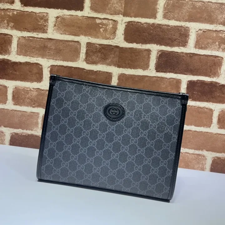 View 1 of Monogram GG Canvas Clutch: Luxury Everyday Compact Bag