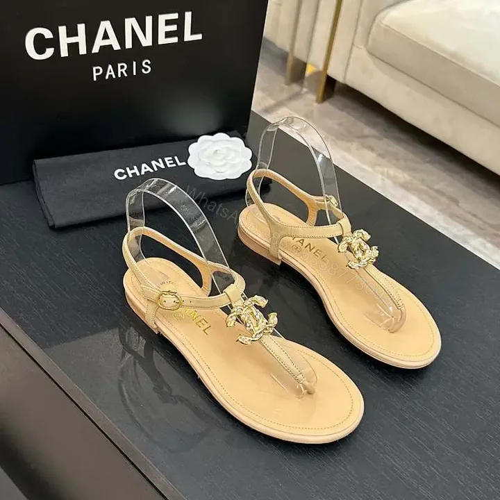 View 1 of Crystal-Embellished Sandals: Minimal Luxury, Transparent Strap Flip-flops