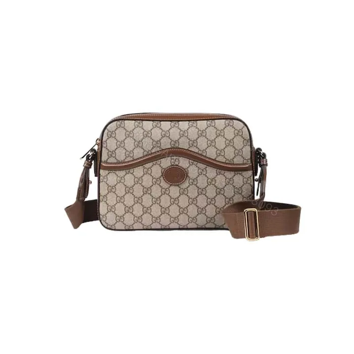 View 1 of MESSENGER BAG WITH INTERLOCKING G – GBC066