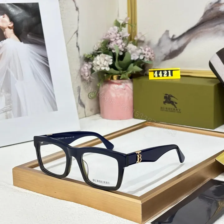 View 1 of Burberry Unisex Optical Frame – Black – One Size