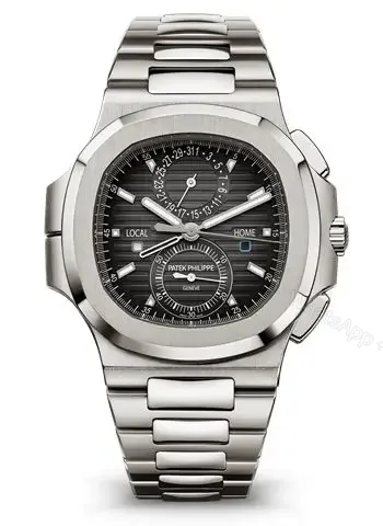 View 1 of Replica Patek Philippe Nautilus Travel Time Steel Chronograph 5990/1A-001