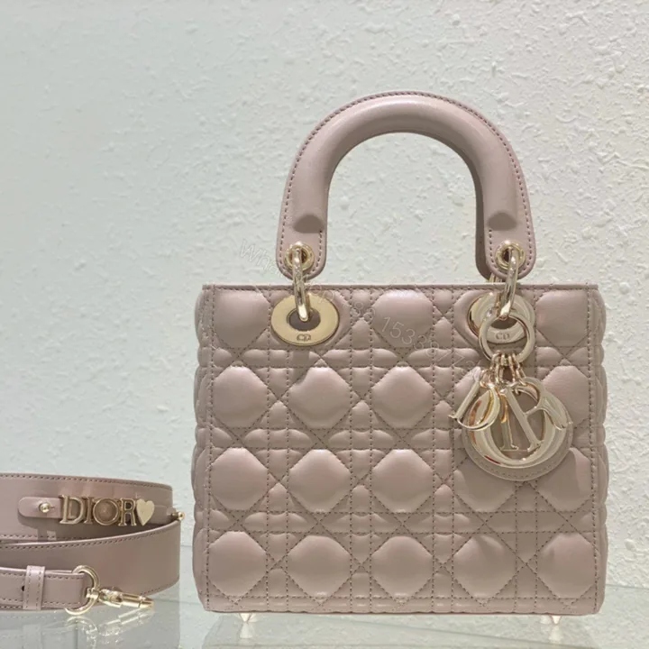 View 1 of Dior Lady Super Light Pink Handbag 20cm