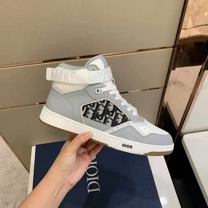 View 1 of Dior Soft-Structure High-Top: Monogram Mesh Luxury Sneaker