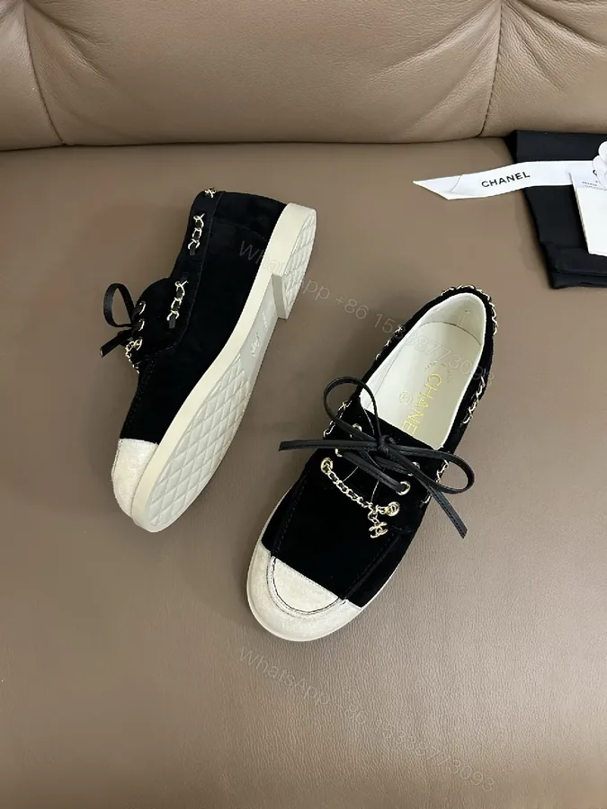 View 1 of Black Suede Sneakers with Gold Chain Detailing — Luxe High-Tops