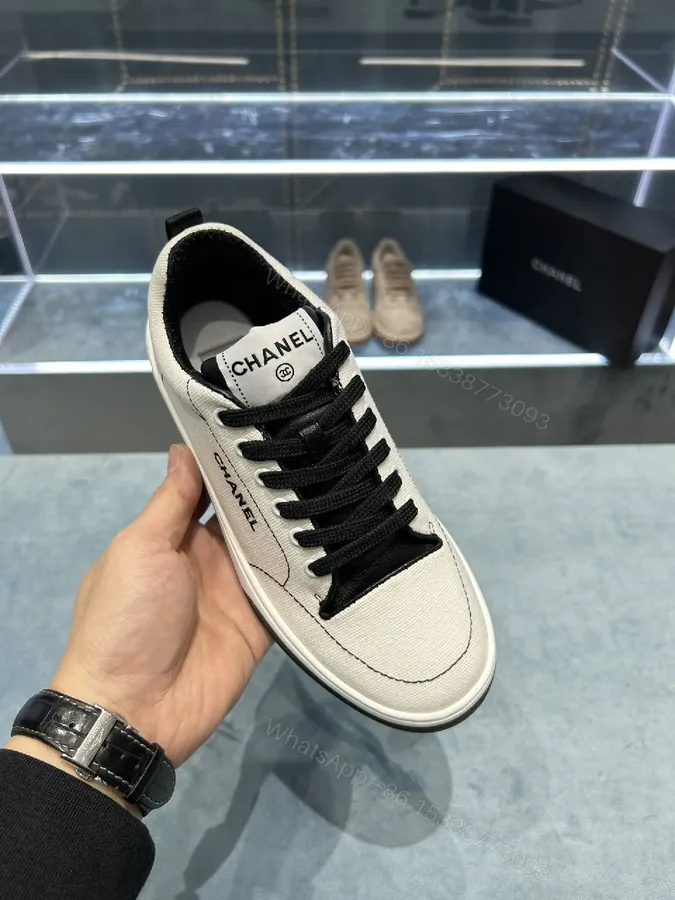 View 1 of Subtle Luxe Canvas Low-Top Sneakers with Premium Comfort