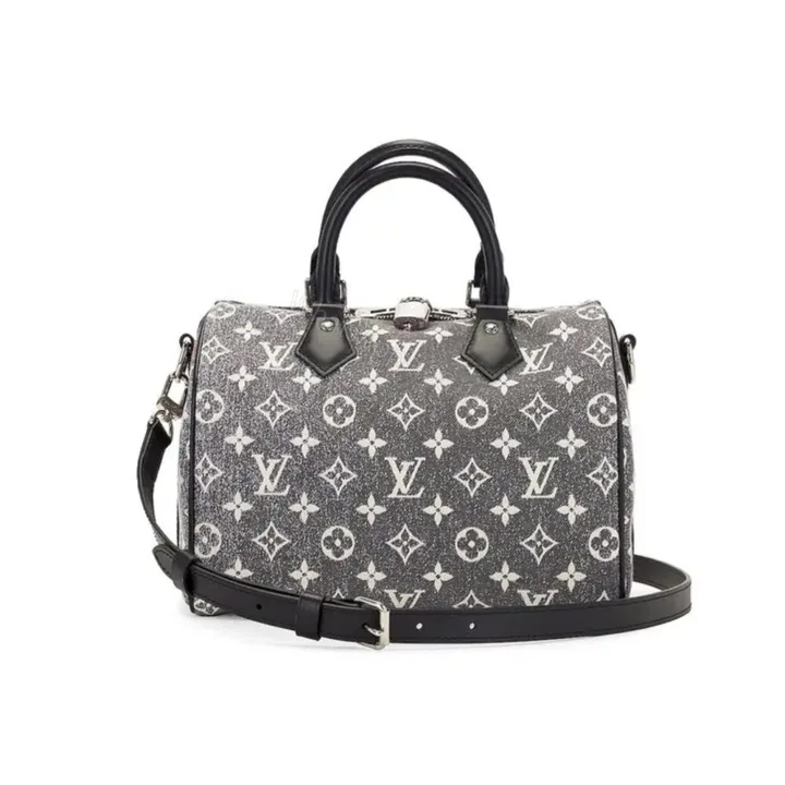 View 1 of Louis Vuitton Speedy Bandoulière 25 Grey 25Cm M21464