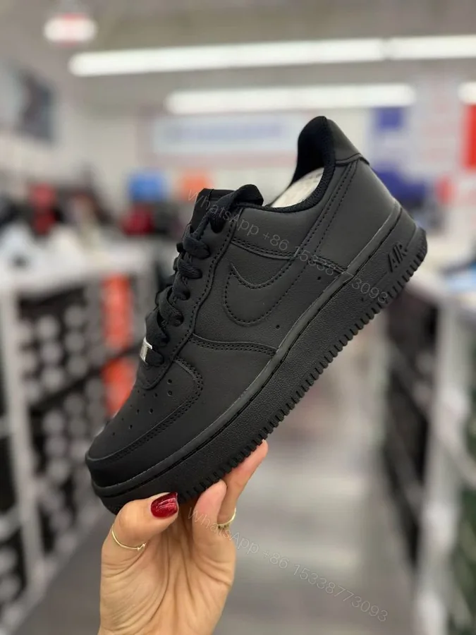 View 1 of FIRST COPY Nike Airforce 1 Low Black For Women