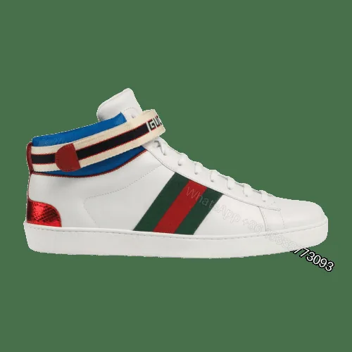 View 1 of GUCCI STRIPE ACE HIGH-TOP SNEAKER – GC51