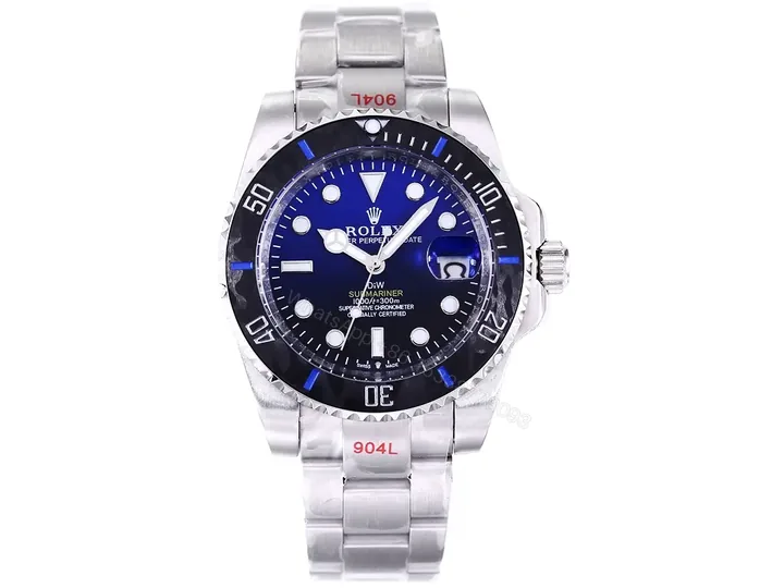 View 1 of JB Factory Clean Factory ROLEX DIW Submariner Parakeet Blue Watch