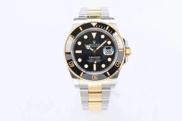 View 1 of Rolex Submariner Date 41 Stainless Steel Yellow Gold Black Dial Watch 126613LN-0002