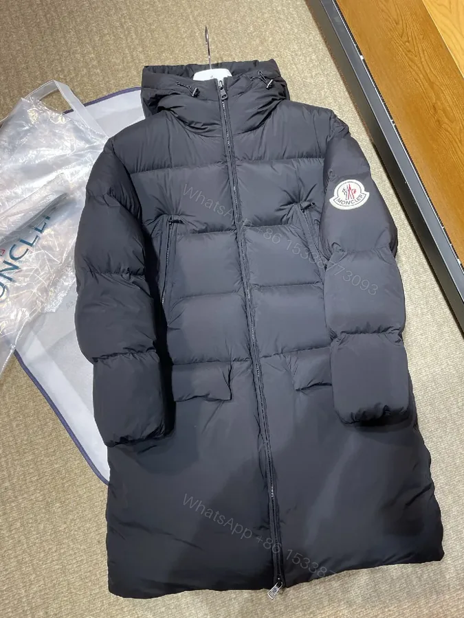 View 1 of Padded Down Coat: Luxe Quilted, Windproof Warmth, Black