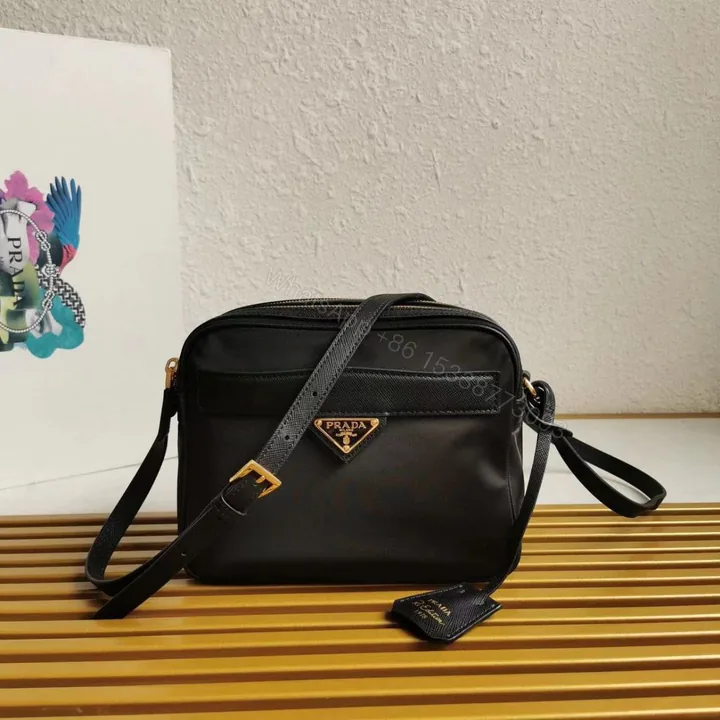 View 1 of Mini Re-Edition 1978 Re-Nylon Shoulder Bag with Leather Trim