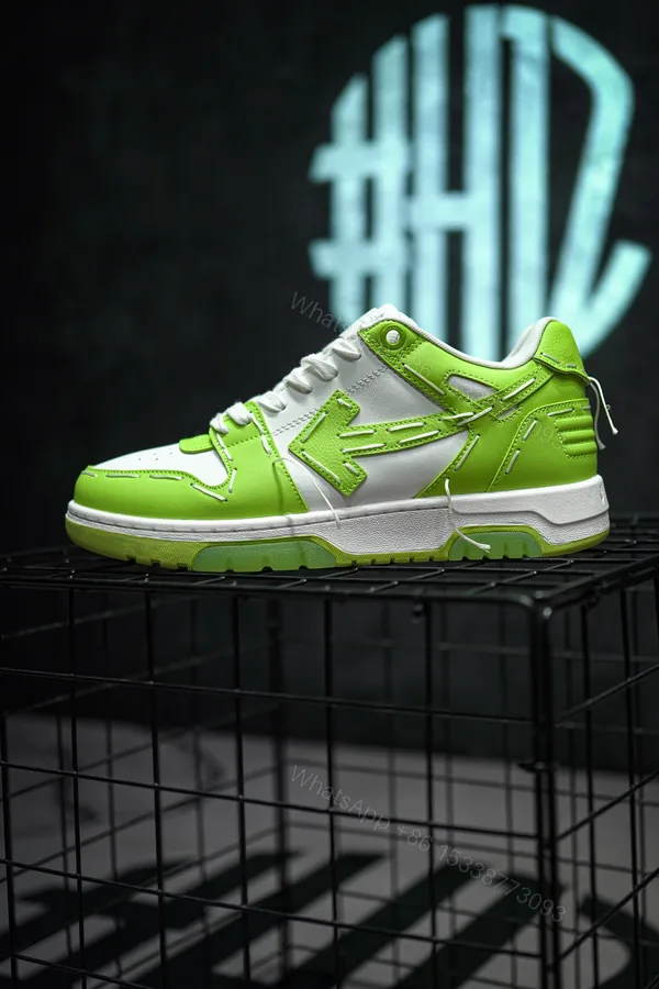 View 1 of OFF-WHITE Out Of Office Sartorial Stitching White Green