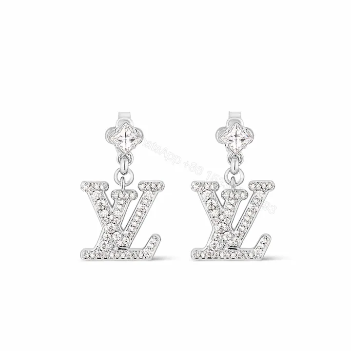 View 1 of LOUIS VUITTON LADY LV OHRRINGE PALLADIUM M02513